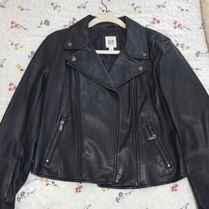 Gap Leather Biker Jacket